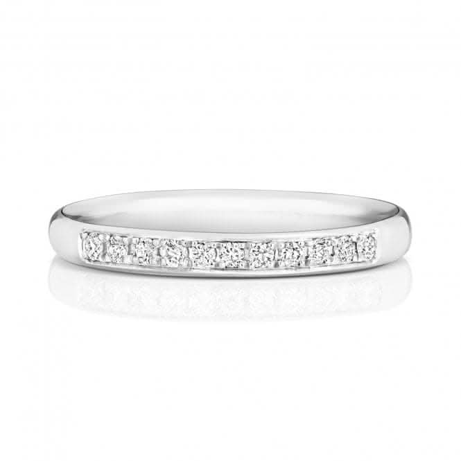 Wedding Band 9ct White Gold Diamond Eternity Ring W222W/I