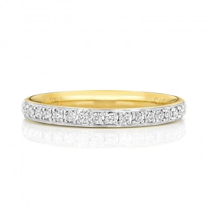 Wedding Band 9ct White Gold Diamond Eternity Ring W223/I