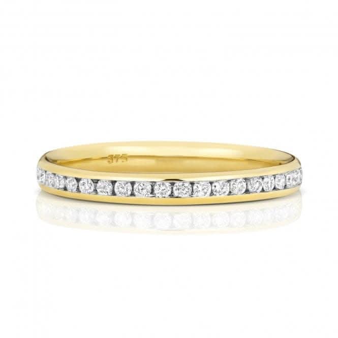 Wedding Band 9ct White Gold Diamond Eternity Ring W228/I