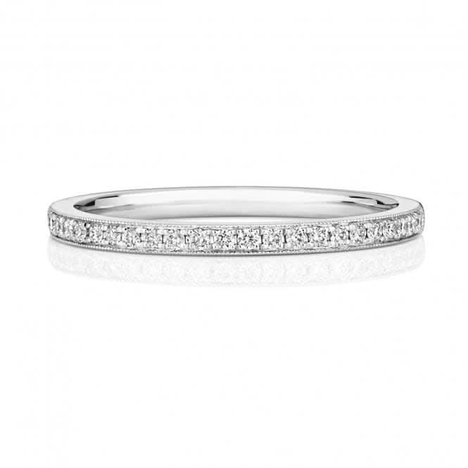 Wedding Band 9ct White Gold Diamond Half Eternity Ring WQ272W/I
