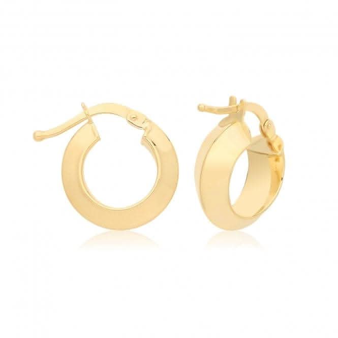 9ct Yellow Gold Hoop Earrings ER1202