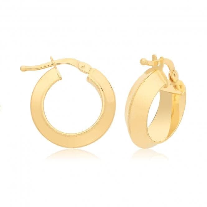 9ct Yellow Gold Hoop Earrings ER1202