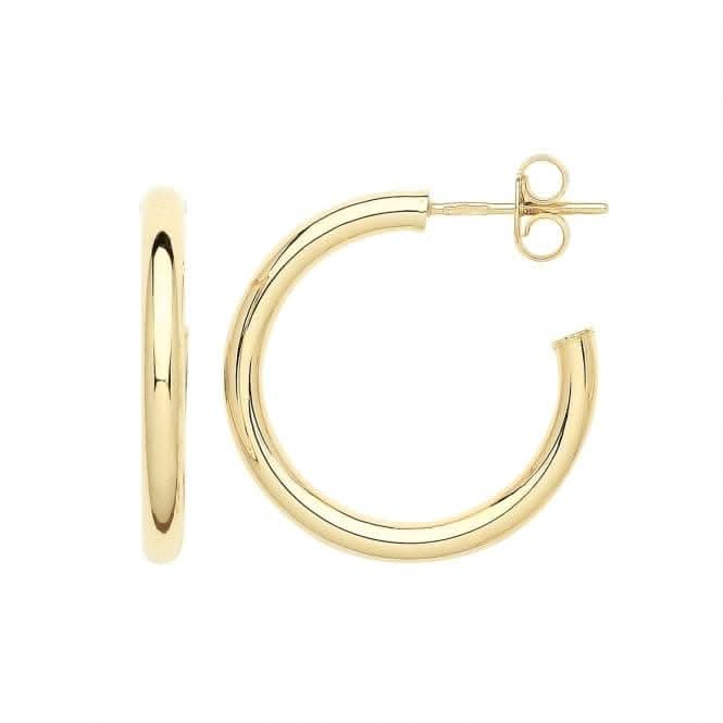 9ct Yellow Gold Hoop Earrings ER1192
