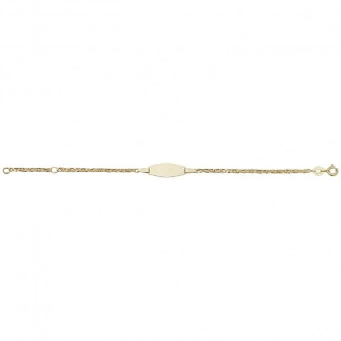9ct Yellow Gold Babies ID Bracelet