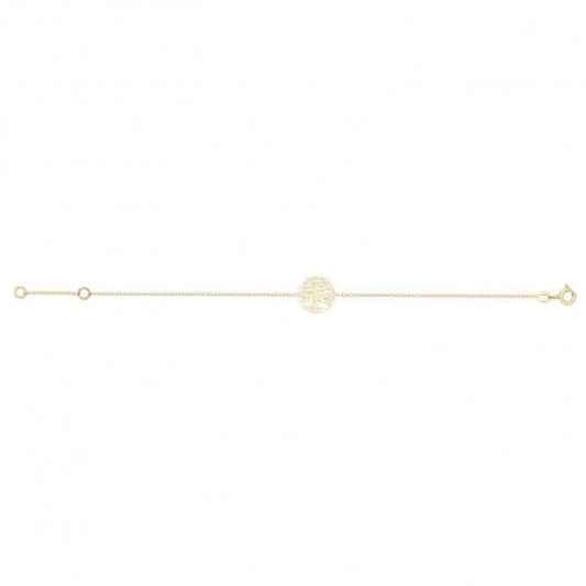 9ct Yellow Gold Tree of Life Bracelet for Babies BR613