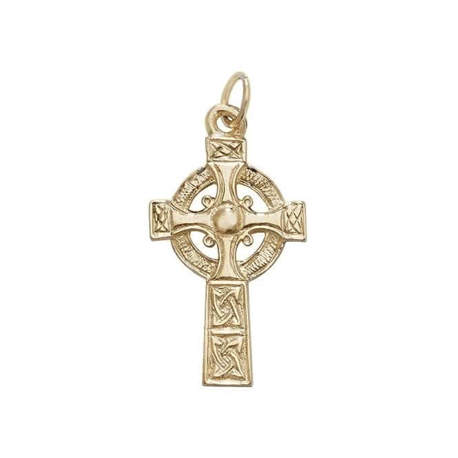 9ct Yellow Gold Celtic Cross Pendant PN544
