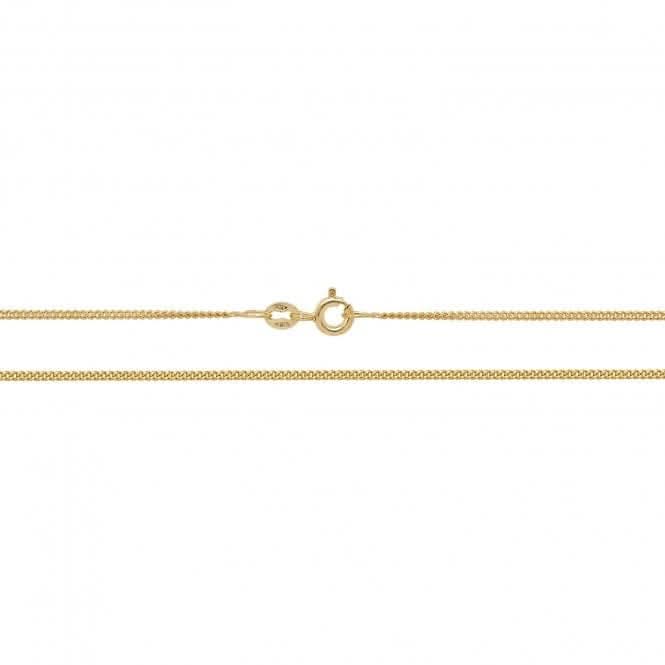9ct Yellow Gold Close Curb Chain CH161