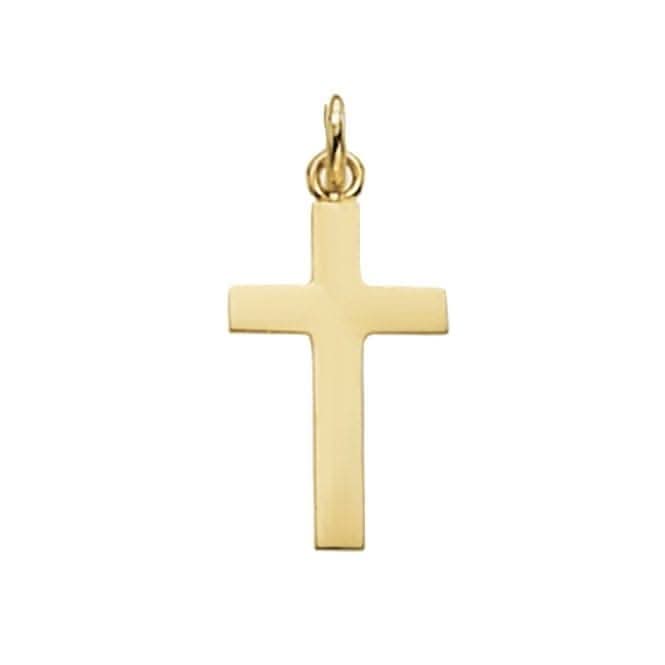 9ct Yellow Gold Cross Pendant PN120