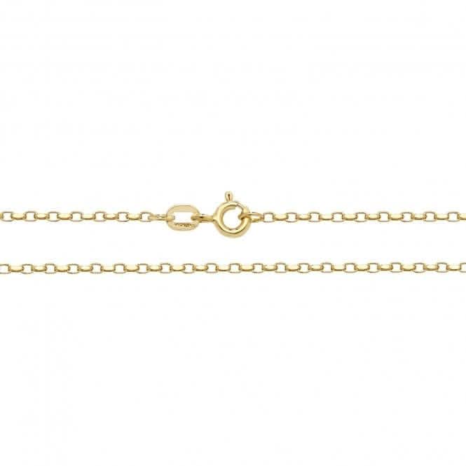 9ct Yellow Gold DC Belcher Chain CH123