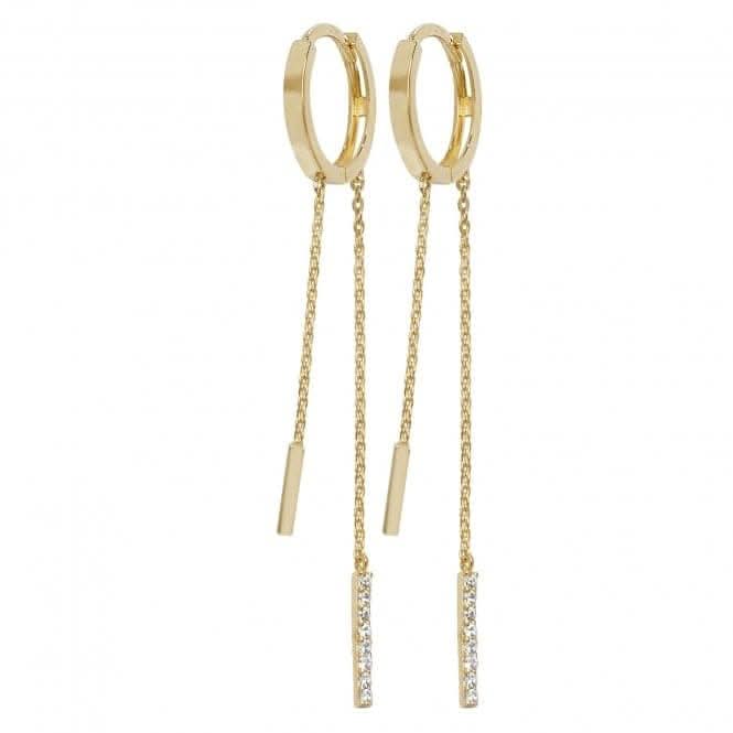 9ct Yellow Gold Drop Earrings ER1084