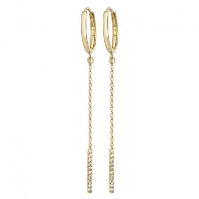 9ct Yellow Gold Drop Earrings ER1086