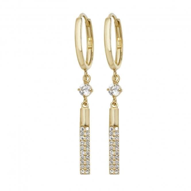 9ct Yellow Gold Drop Earrings ER1087
