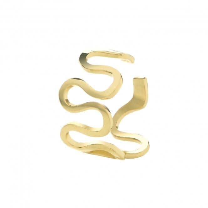 9ct  Yellow  Gold  Ear  Cartilage  Cuff  ES1962