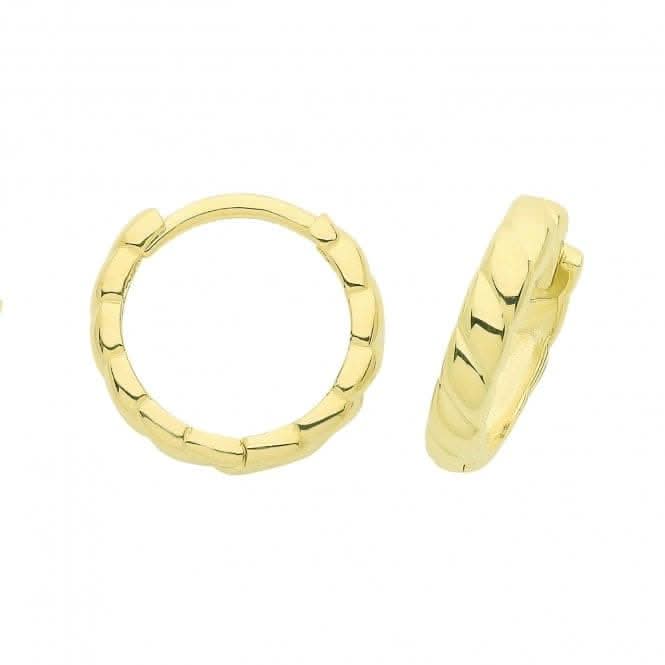 9ct Gold Hinged Earrings ES1670