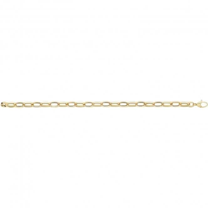 9ct Yellow Gold Hollow Bracelet BR675