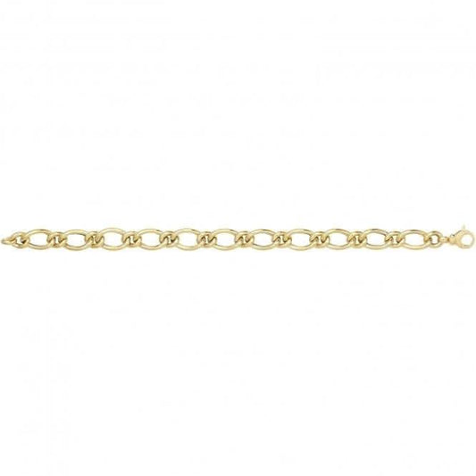 9ct Yellow Gold Hollow Bracelet BR679