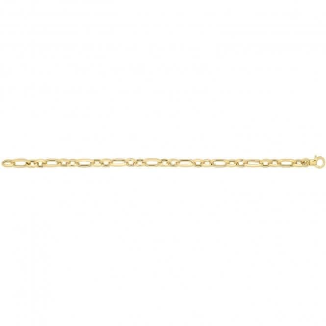 9CT Yellow Gold Hollow Bracelet BR687