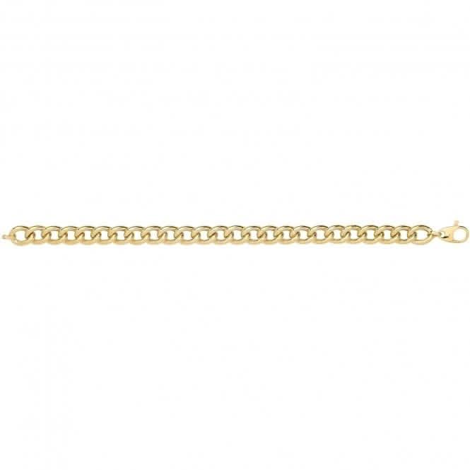 9ct Yellow Gold Hollow Bracelet BR689