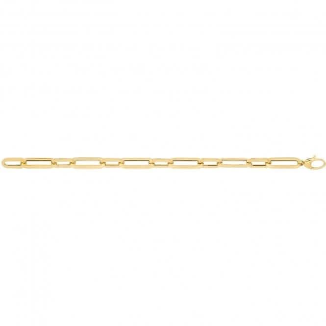 9ct Gold Hollow Bracelet BR696