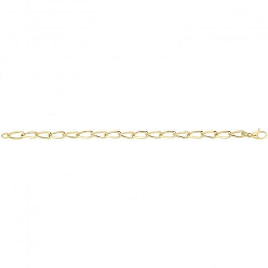 9ct Yellow Gold Hollow Bracelet NK457B