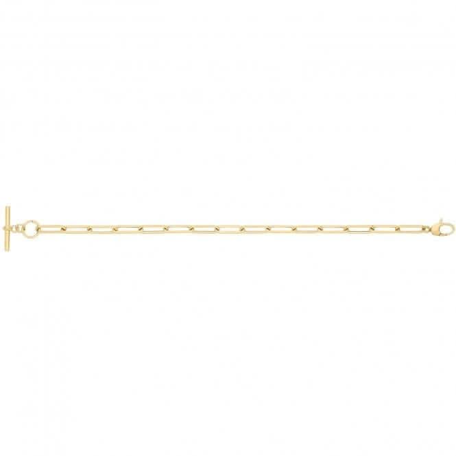 9ct Yellow Gold Hollow Bracelet NK458B