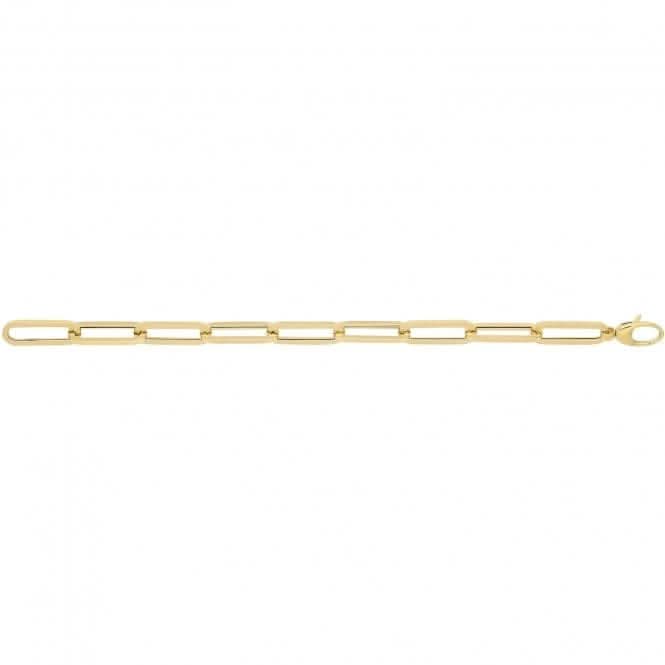 9ct Yellow Gold Hollow Bracelet NK459B