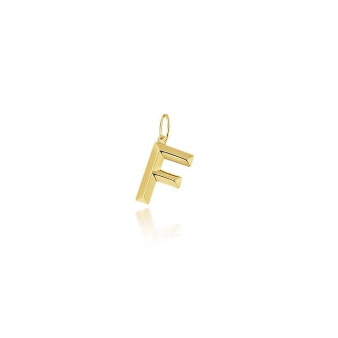 9ct Yellow Gold Initial Pendant PN1069/F