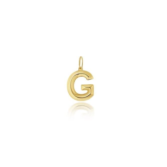 9ct Yellow Gold Initial Pendant PN1069/G