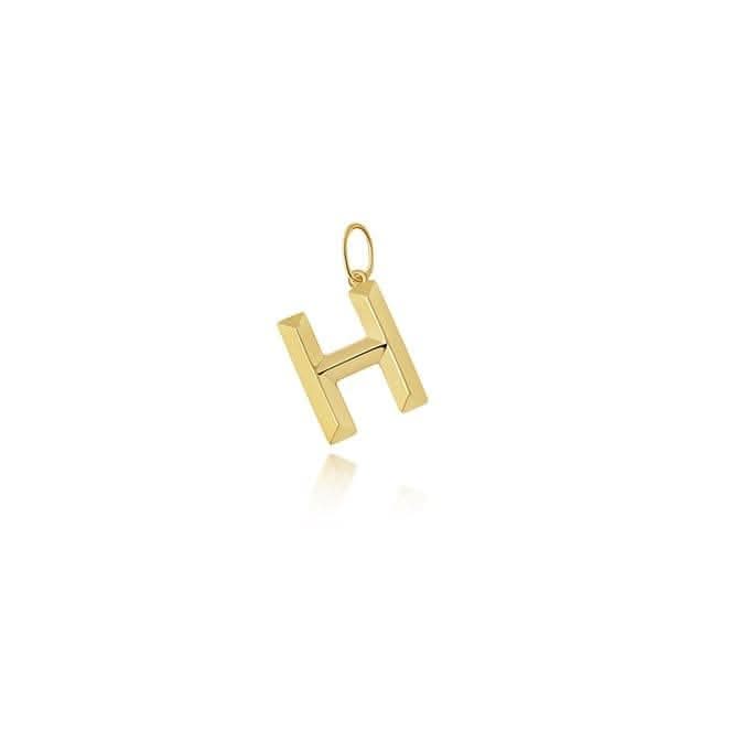 9ct Yellow Gold Initial Pendant PN1069/H