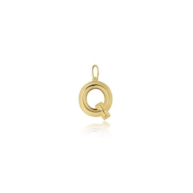 9ct Yellow Gold Initial Pendant PN1069/Q