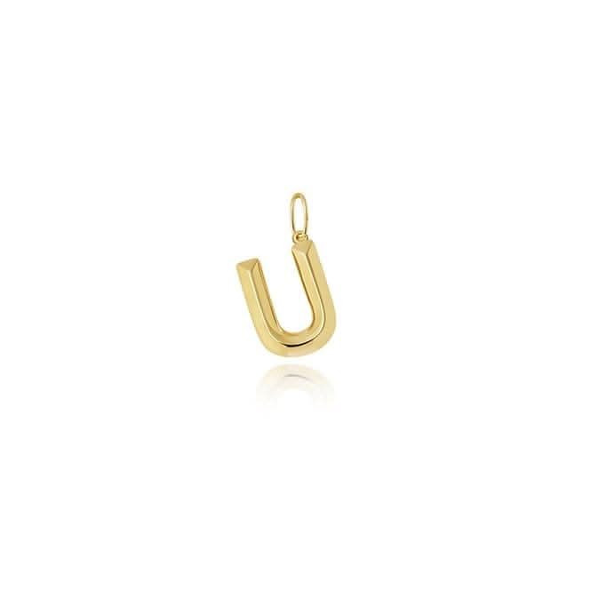 9ct Yellow Gold Initial Pendant PN1069/U