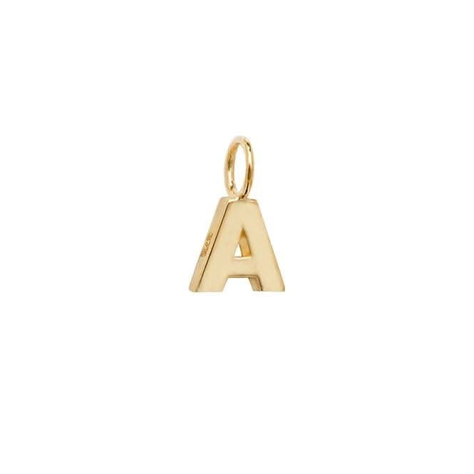 9ct Yellow Gold Initial Pendant PN1070/A