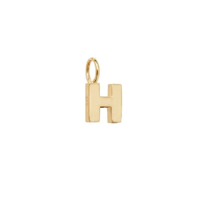 9ct Yellow Gold Initial Pendant PN1070/H