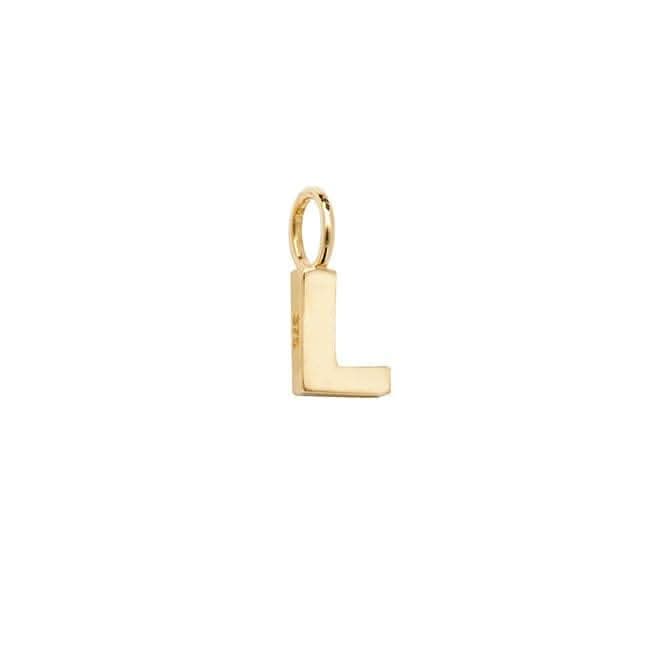 9ct Yellow Gold Initial Pendant PN1070/L