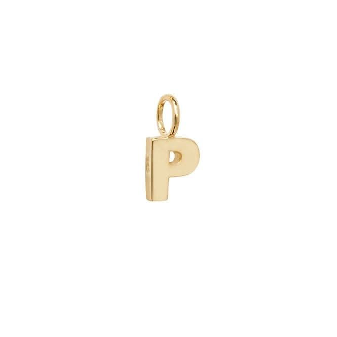 9ct Yellow Gold Initial Pendant PN1070/P