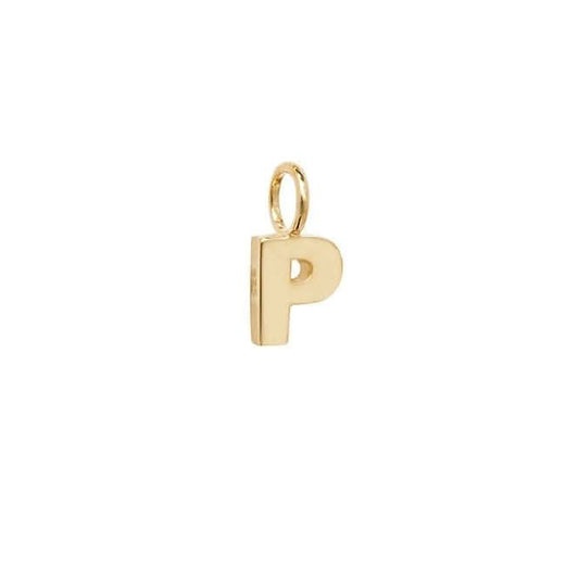 9ct Yellow Gold Initial Pendant PN1070/P