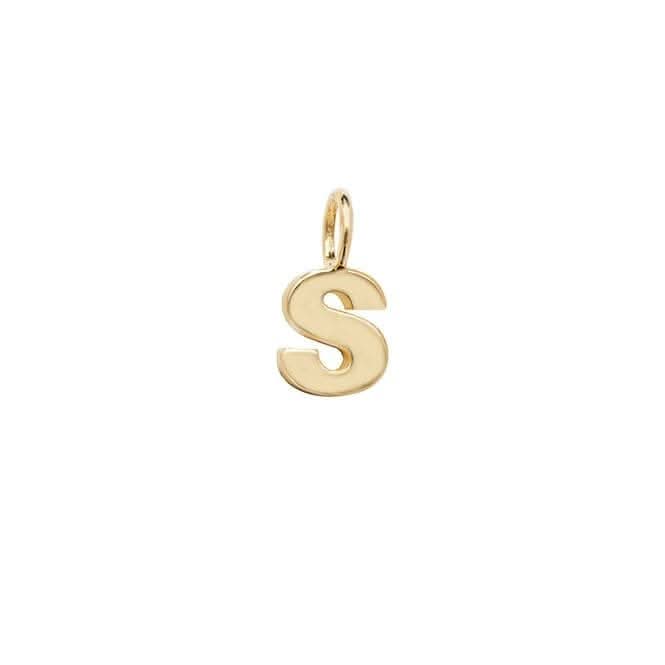 9ct Yellow Gold Initial Pendant PN1070/S