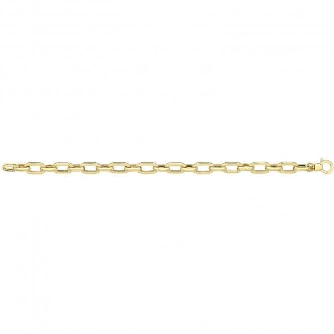 9CT Yellow Gold Hollow Bracelet BR617