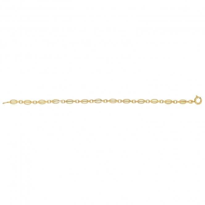 9CT Yellow Gold London Transport Bracelet BR174