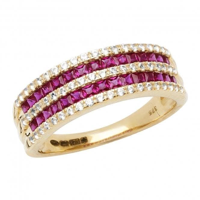 9ct Yellow Gold Ladies Ring RN1209R