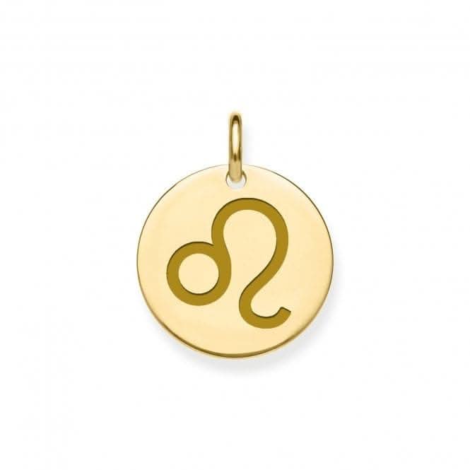 9ct Yellow Gold Leo Zodiac Pendant PN1295