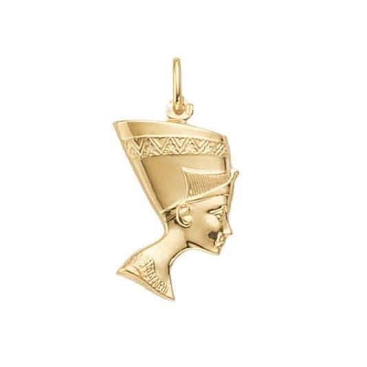 9ct Yellow Gold Nefertiti Pendant PN230