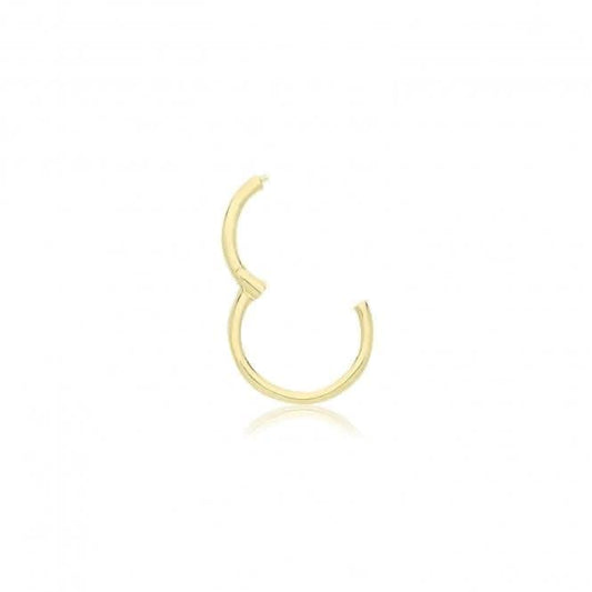 9ct  Yellow  Gold  Plain  Septum  Piercing  ES2053