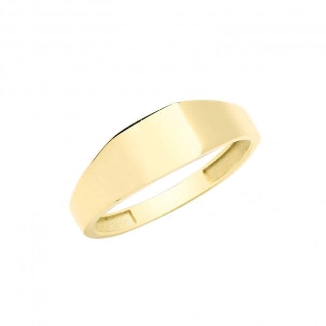 9ct Yellow Gold Square Signet Ring RN951