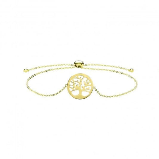9ct Yellow Gold Tree of Life Bracelet BR632