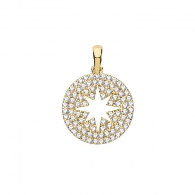 9ct Yellow Gold Zirconia Star Charm PN1149