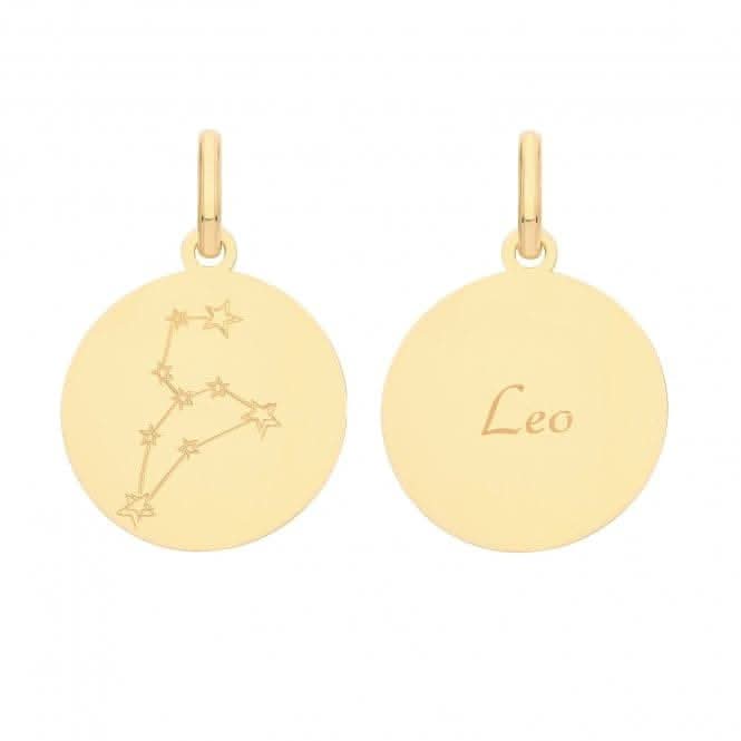 9ct Yellow Gold Zodiac Constellation Leo PN1225