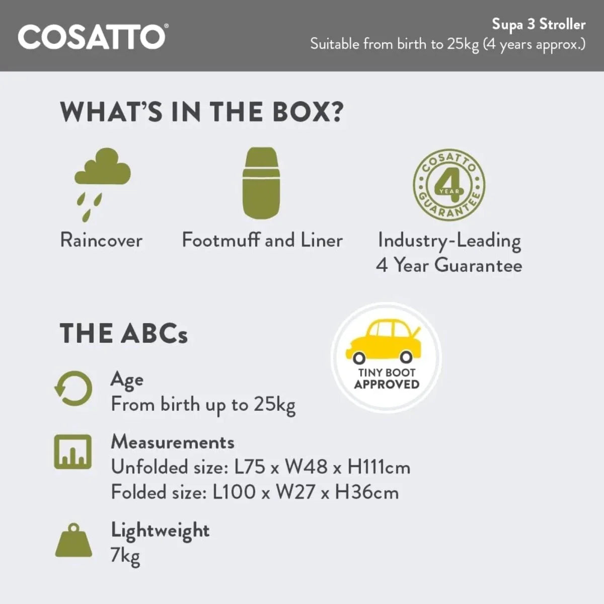 Cosatto Supa 3 Stroller - Pretty Flamingo