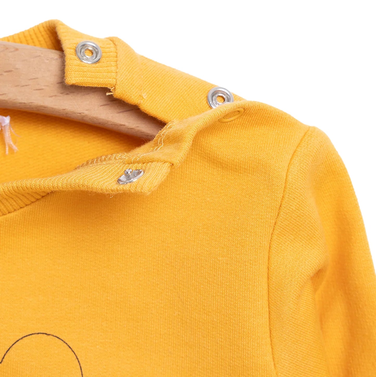 HelloBaby Baby Boy Basic Helicopter Patterned Sweatshirt - Dark Yellow