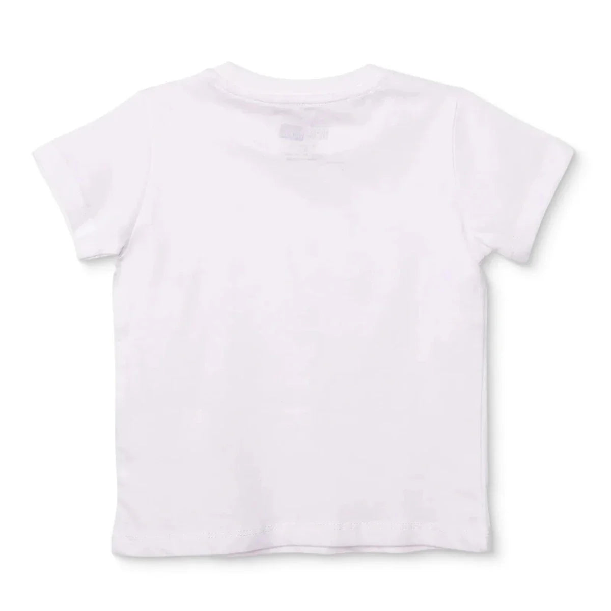 HelloBaby Boys T-shirt Crew Neck Short Sleeve - White
